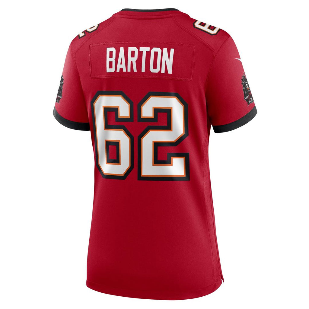 Women's Nike Tampa Bay Buccaneers Graham Barton Red Game NFL Jersey