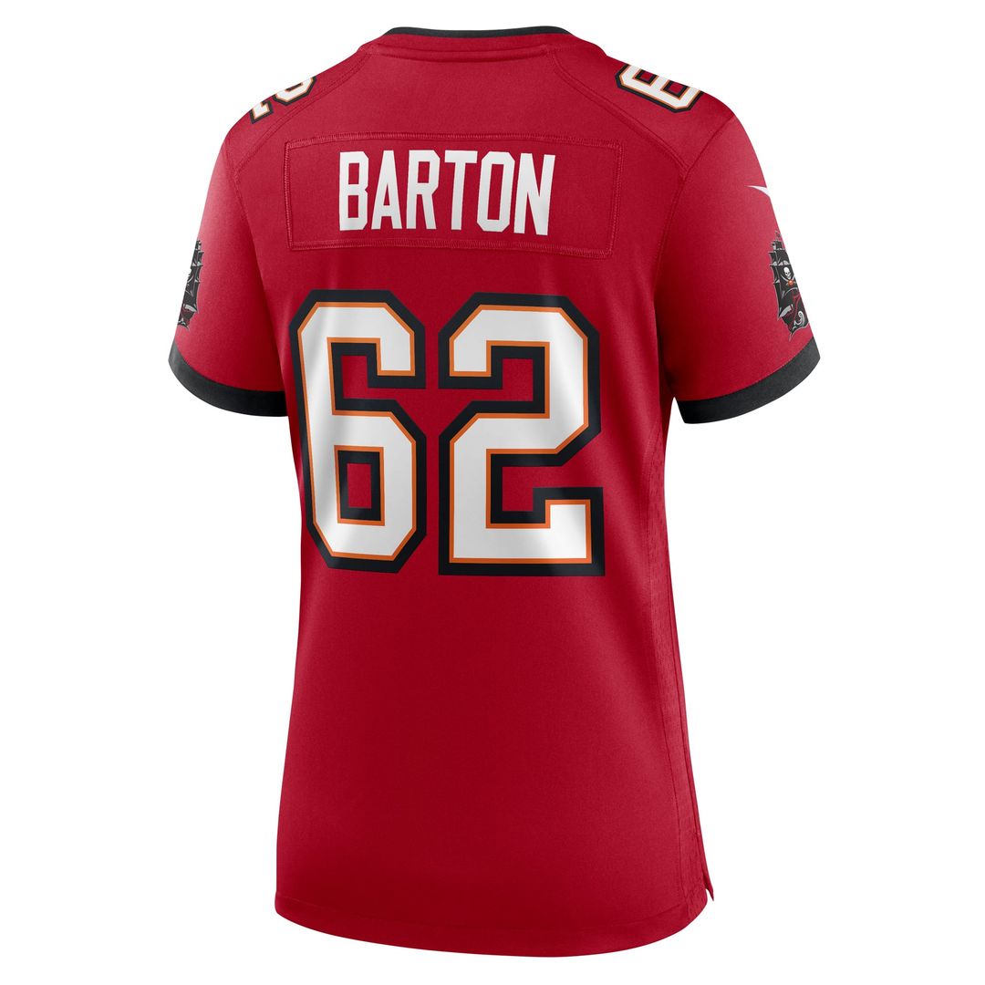 Women's Nike Tampa Bay Buccaneers Graham Barton Red Game NFL Jersey