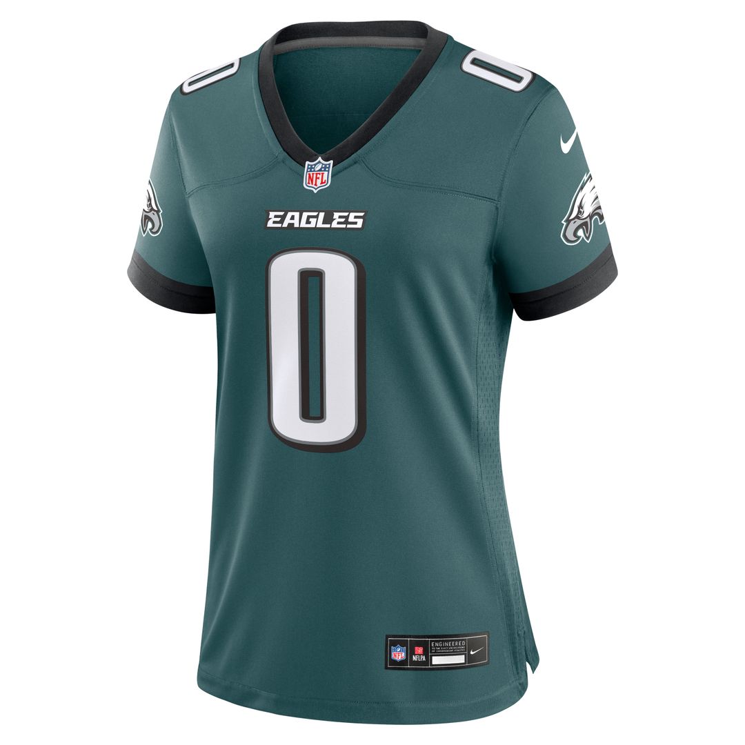 Women's Nike Philadelphia Eagles Marquise Brown Midnight Green Team Game NFL Jersey