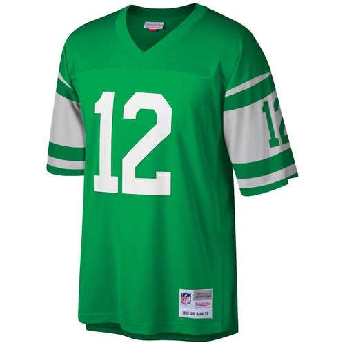 Men's Big & Tall Mitchell & Ness New York Jets Joe Namath Green 1968 Retired Player Replica NFL Jersey