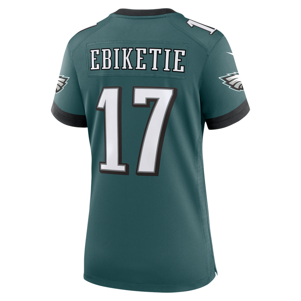 Women's Nike Philadelphia Eagles Arnold Ebiketie Midnight Green Team Game NFL Jersey