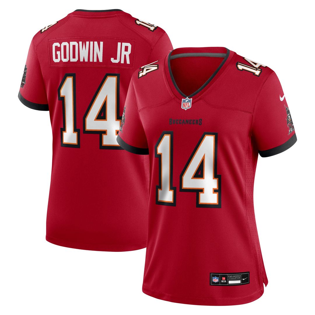 Women's Nike Tampa Bay Buccaneers Chris Godwin Jr. Orange Alternate Game Player NFL Jersey