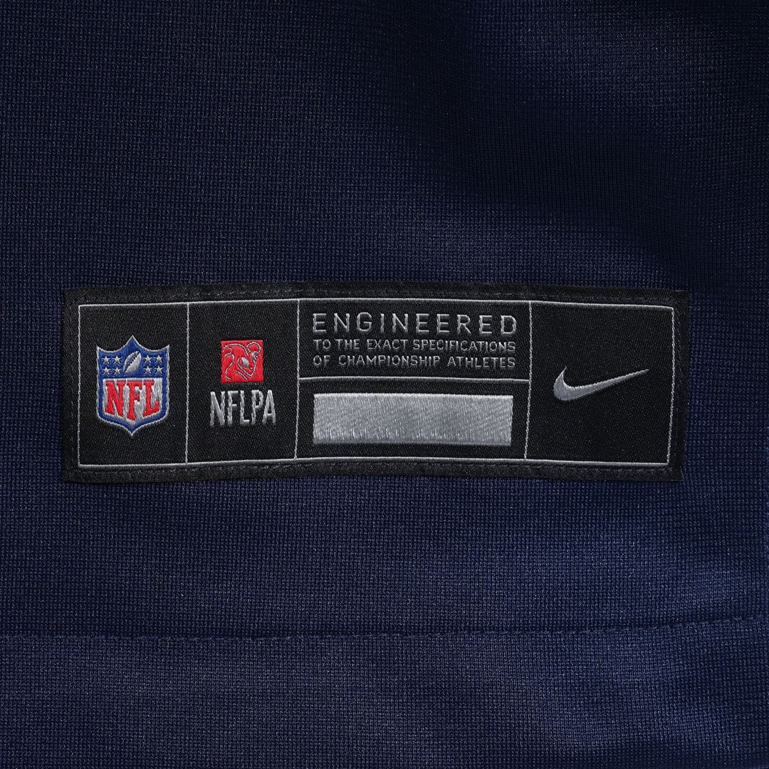 Men's Nike New England Patriots Morgan Moses Navy Team Game NFL Jersey