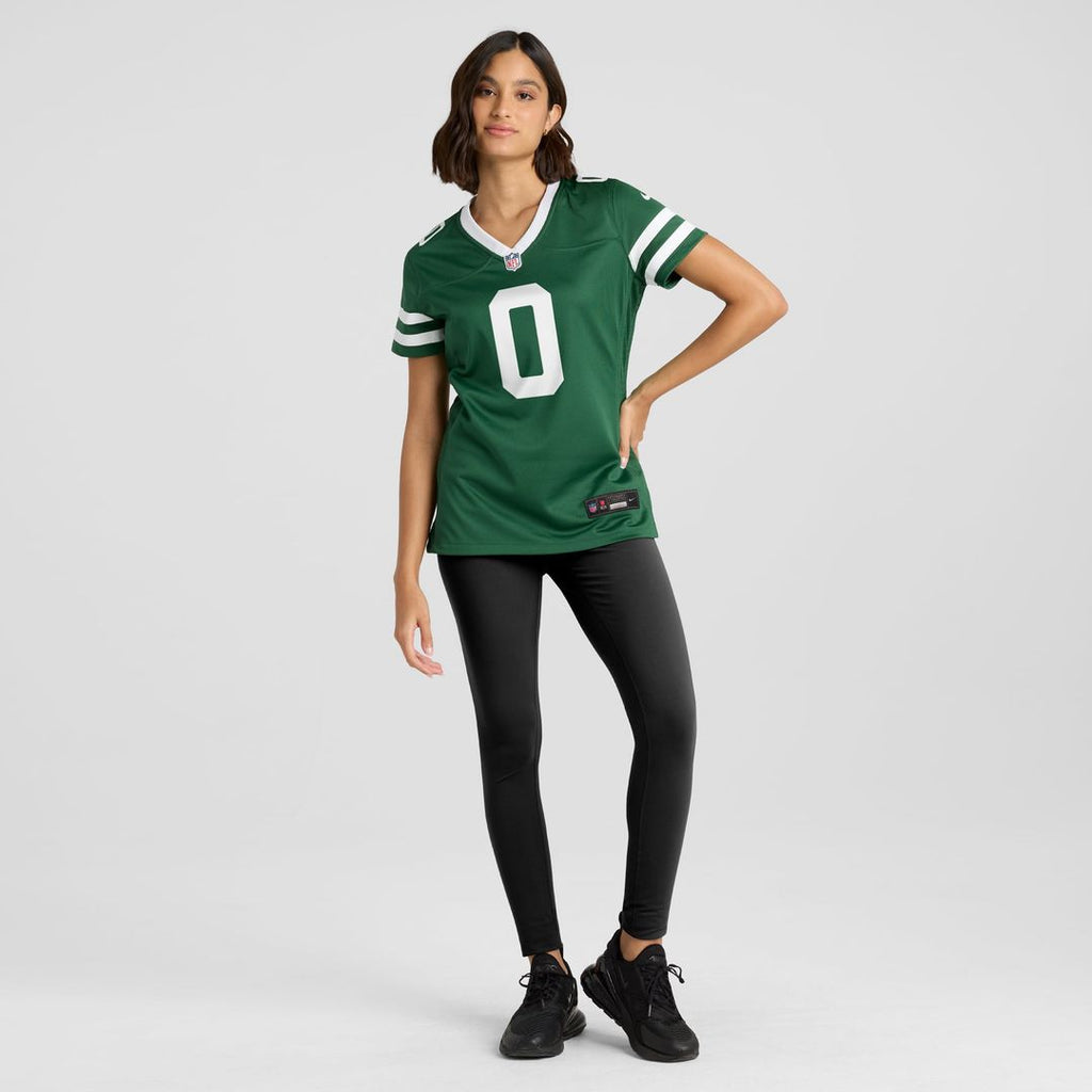 Women's Nike New York Jets Braelon Allen Legacy Green Game NFL Jersey