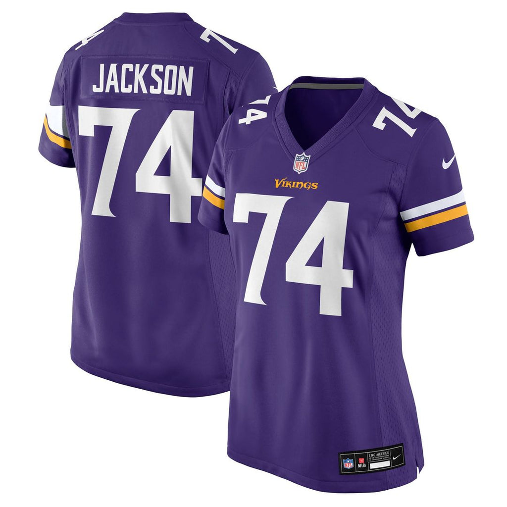 Women's Nike Minnesota Vikings Donovan Jackson Purple Team Game NFL Jersey