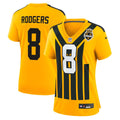 Women's Nike Pittsburgh Steelers Aaron Rodgers Gold Alternate 1933 Throwback Game NFL Jersey