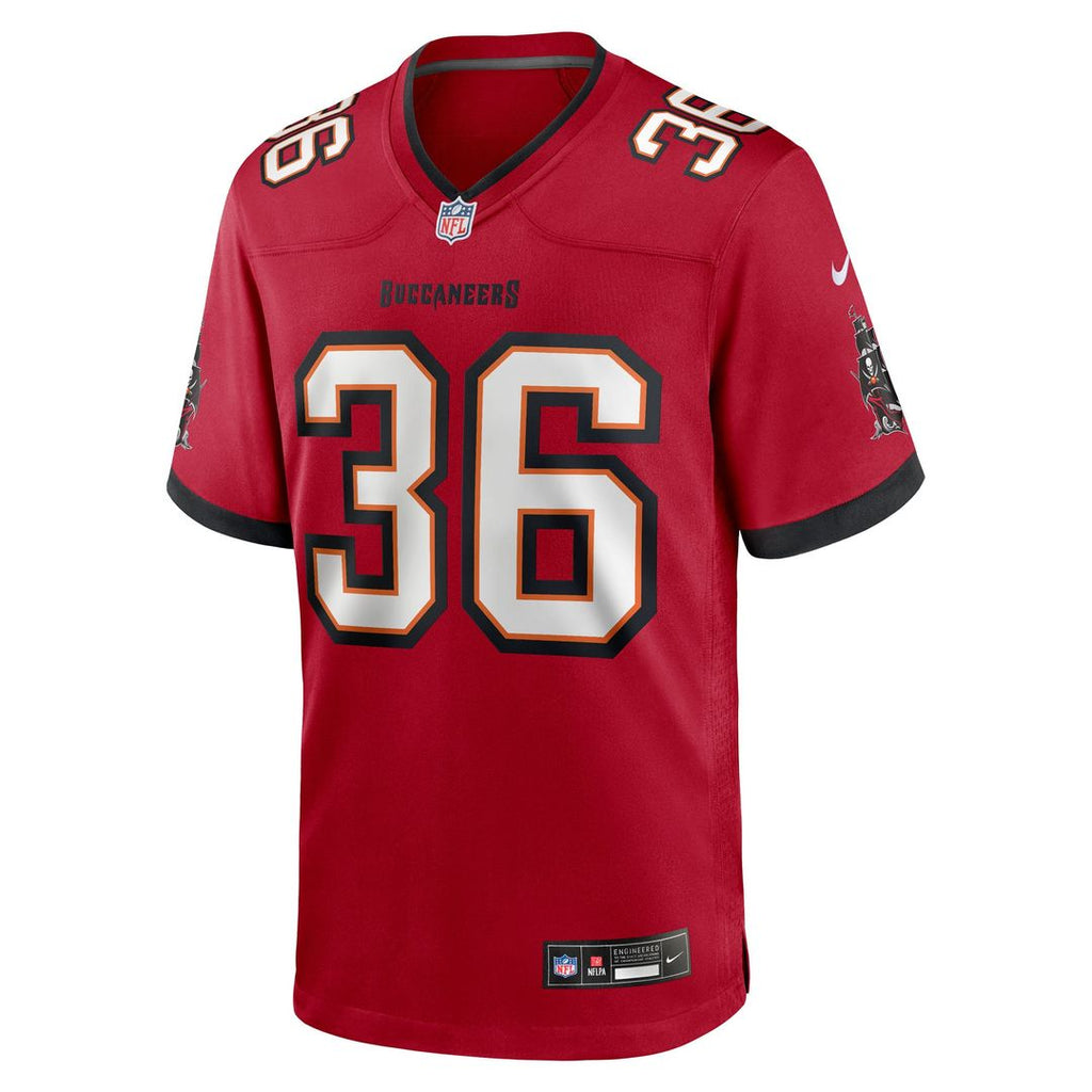 Men's Nike Tampa Bay Buccaneers JJ Roberts Red Team Game NFL Jersey