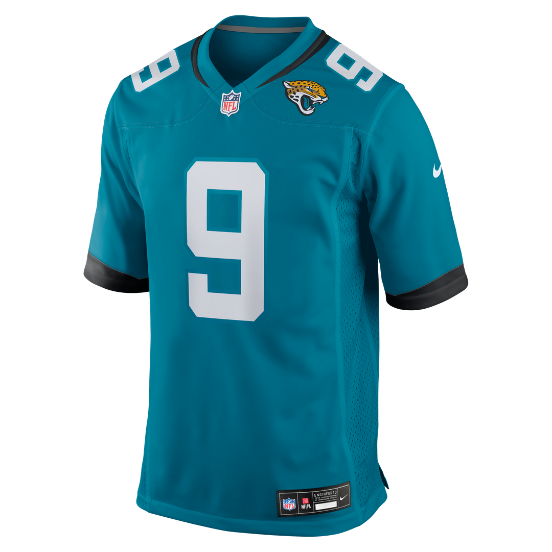 Men's Nike Jacksonville Jaguars Logan Cooke Teal Game NFL Jersey