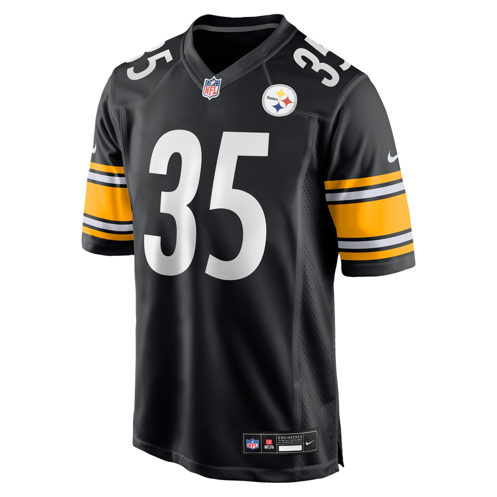Men's Nike Pittsburgh Steelers Jamel Dean Black Team Game NFL Jersey