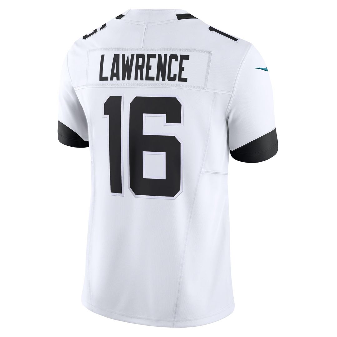 Men's Nike Jacksonville Jaguars Trevor Lawrence White Vapor F.U.S.E. Limited NFL Jersey