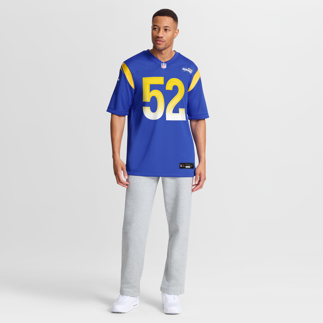 Men's Nike Los Angeles Rams Larrell Murchison Royal Team Game NFL Jersey