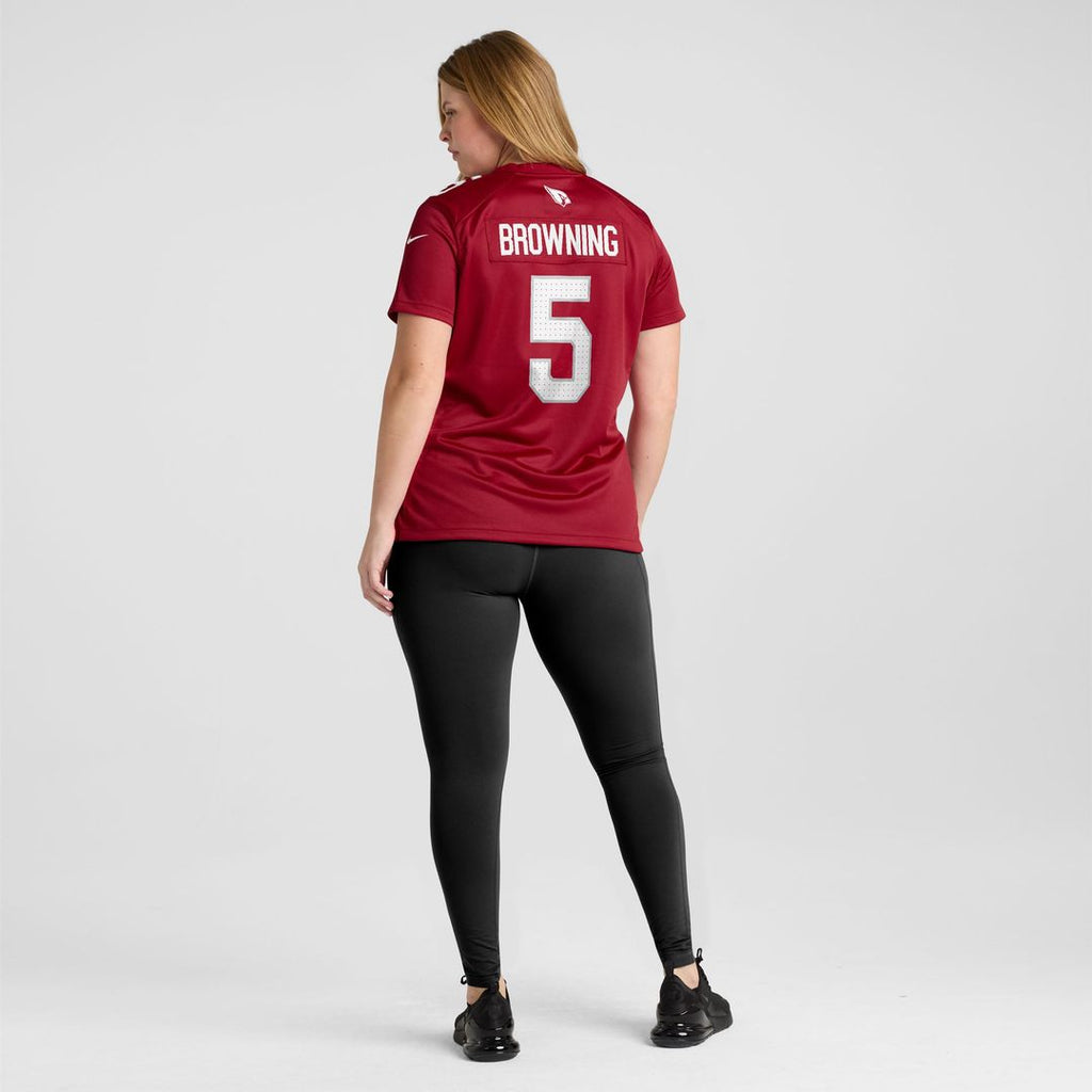 Women's Nike Arizona Cardinals Baron Browning Cardinal Team Game NFL Jersey