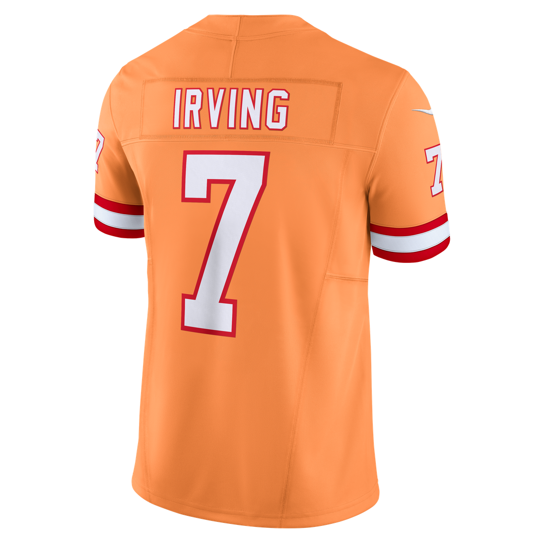 Men's Nike Tampa Bay Buccaneers Bucky Irving Orange Alternate 2 Throwback Vapor F.U.S.E. Limited NFL Jersey
