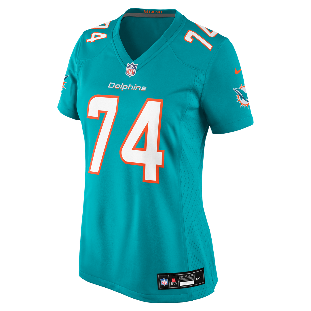 Women's Nike Miami Dolphins Kadyn Proctor Aqua Team Game NFL Jersey