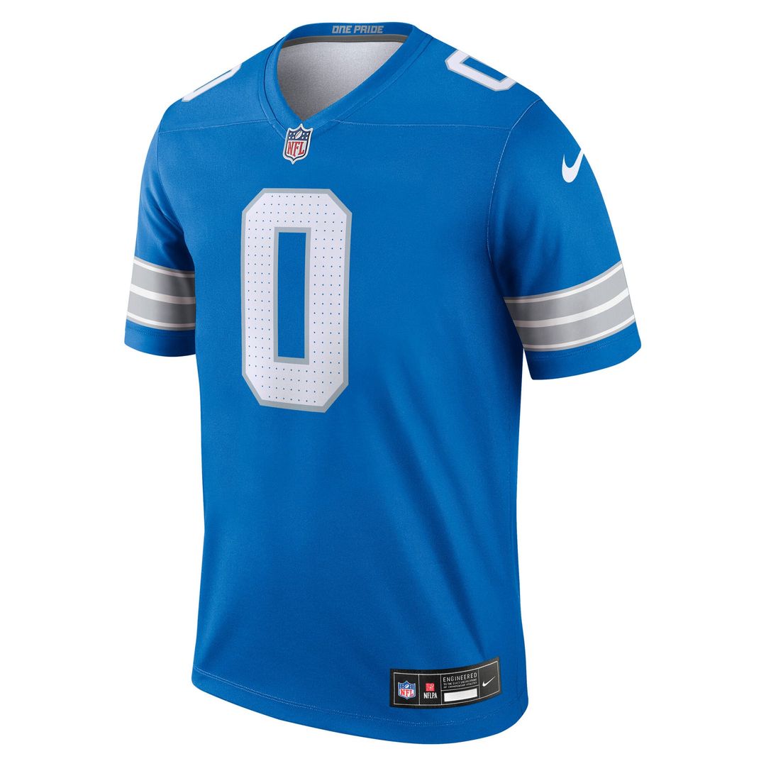 Men's Nike Detroit Lions Jahmyr Gibbs Blue Legend Player NFL Performance Top