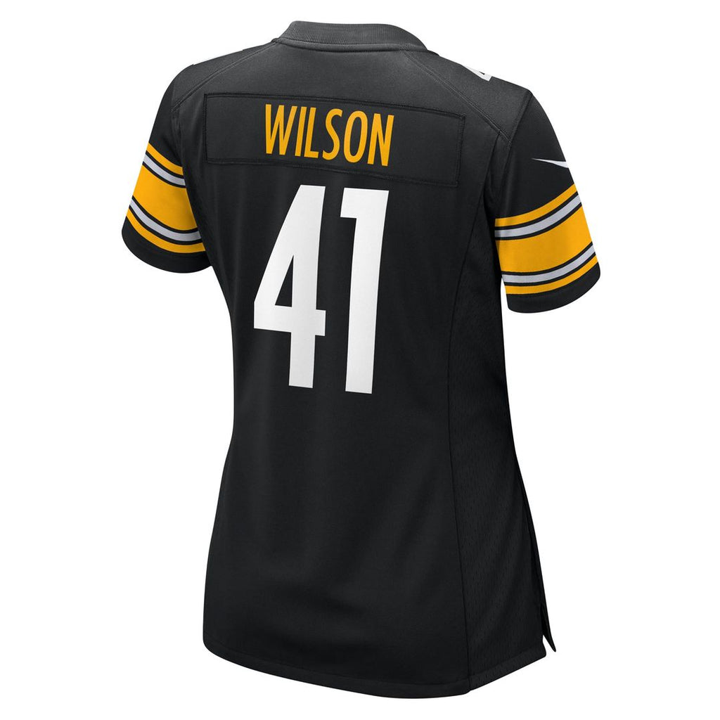 Women's Nike Pittsburgh Steelers Payton Wilson Black Team Game NFL Jersey