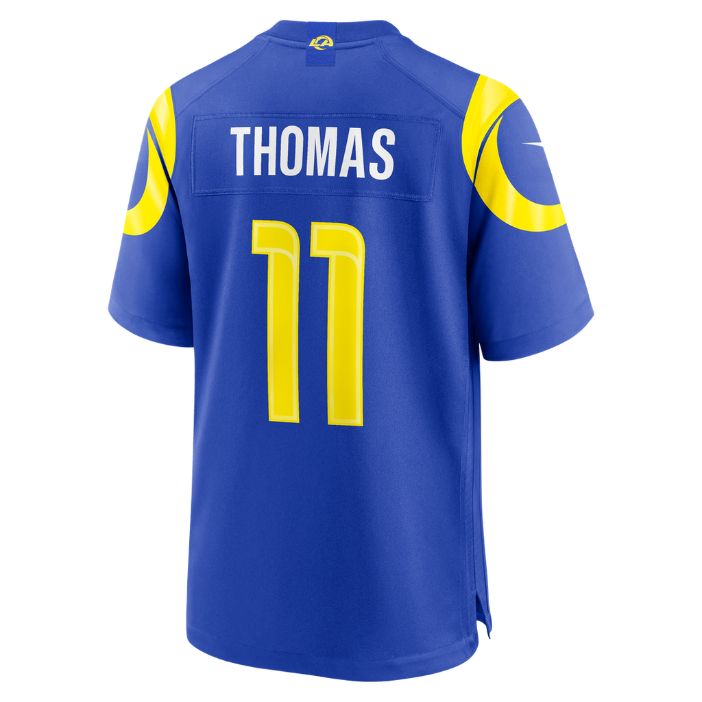 Men's Nike Los Angeles Rams Keir Thomas Royal Team Game NFL Jersey