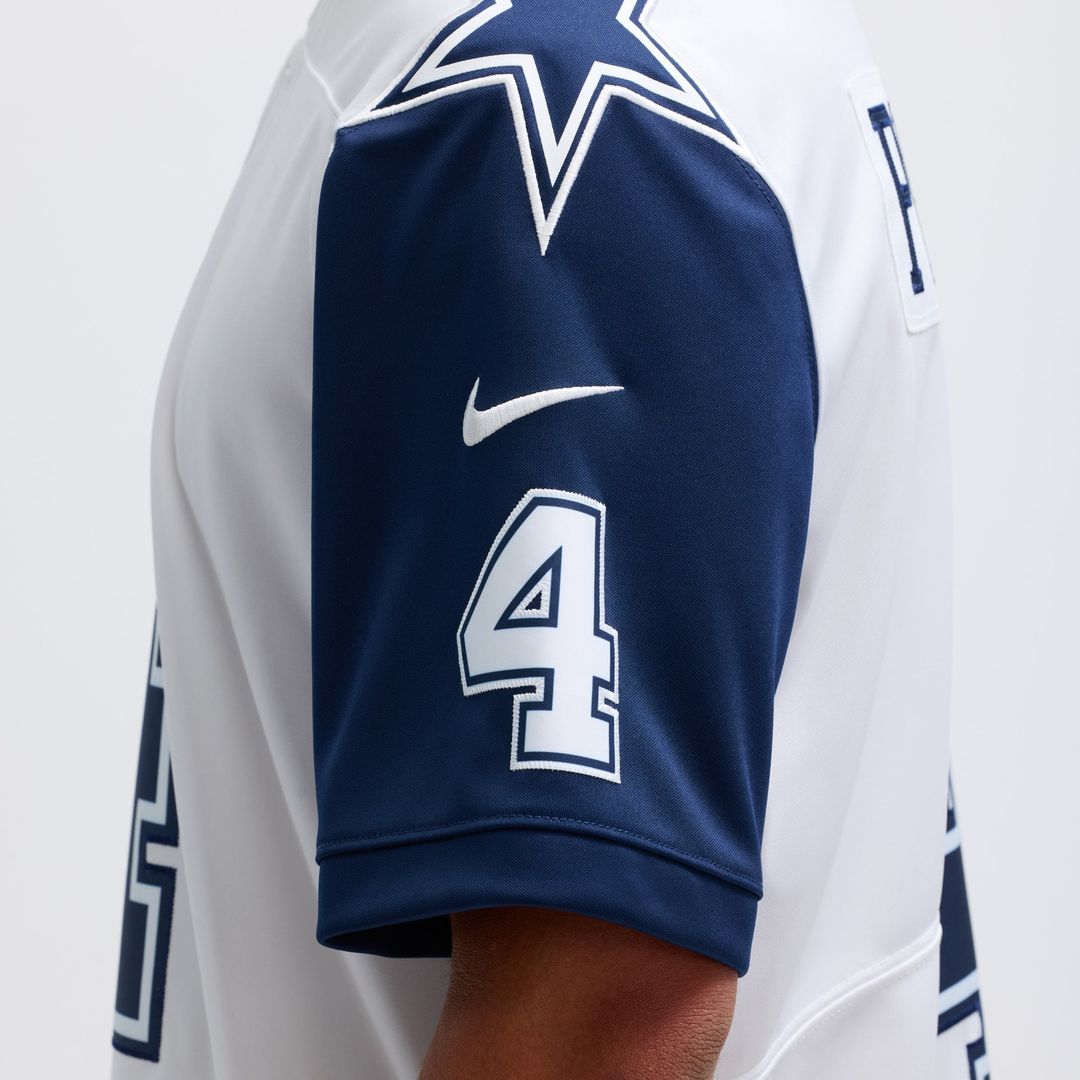Men's Nike Dallas Cowboys Dak Prescott Navy Vapor Limited Player NFL Jersey