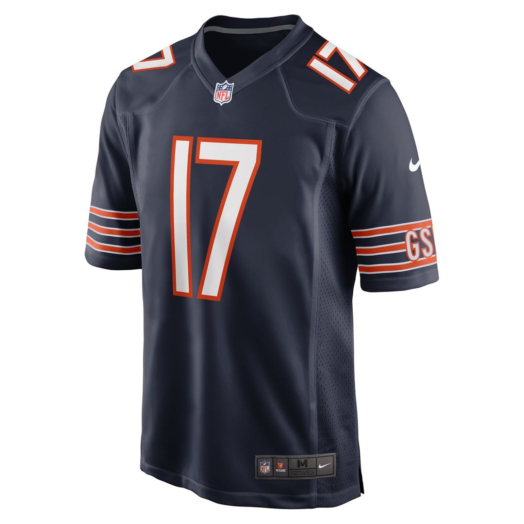 Men's Nike Chicago Bears Tyson Bagent Navy Game NFL Jersey