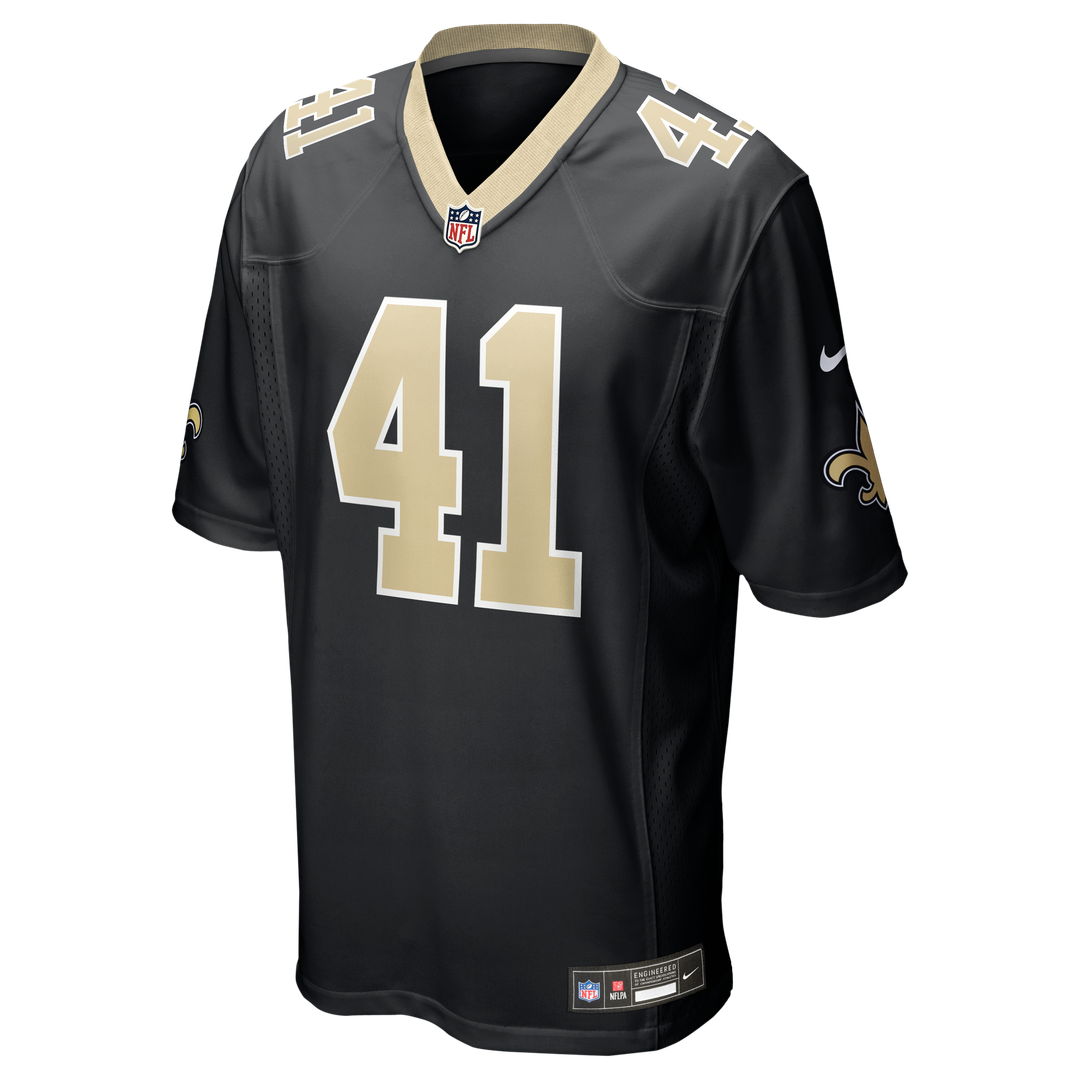 Men's Nike New Orleans Saints Alvin Kamara Black Game NFL Jersey