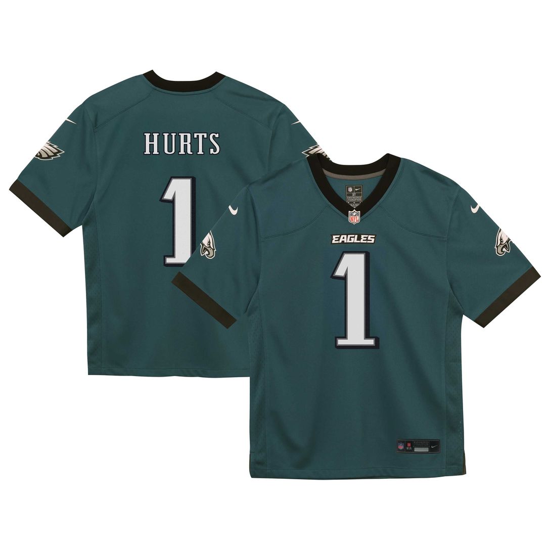Infant Nike Philadelphia Eagles Jalen Hurts Kelly Green Alternate Player Game NFL Jersey
