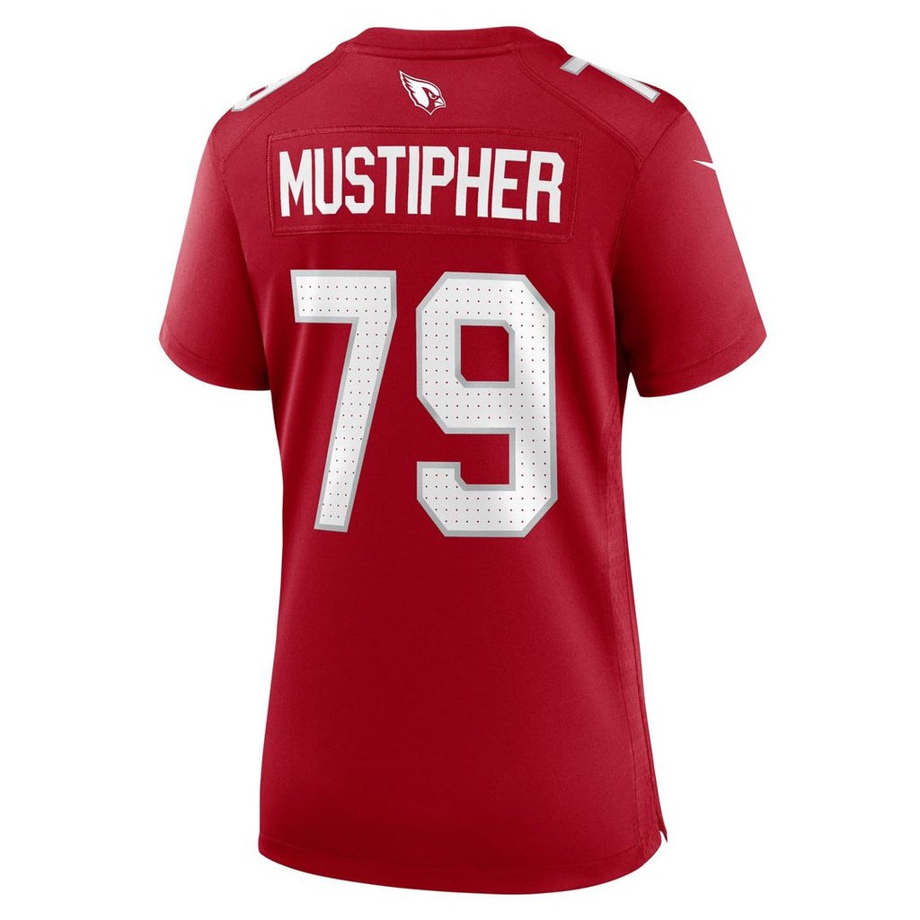 Women's Nike Arizona Cardinals PJ Mustipher Cardinal Team Game NFL Jersey