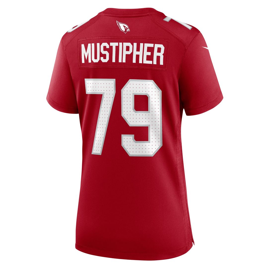 Women's Nike Arizona Cardinals PJ Mustipher Cardinal Team Game NFL Jersey