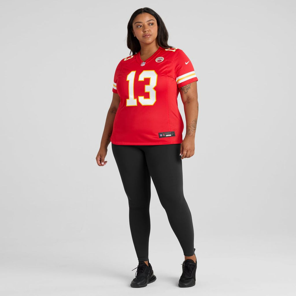Women's Nike Kansas City Chiefs Nazeeh Johnson Red Game Player NFL Jersey