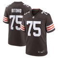 Men's Nike Cleveland Browns Joel Bitonio Brown Game NFL Jersey