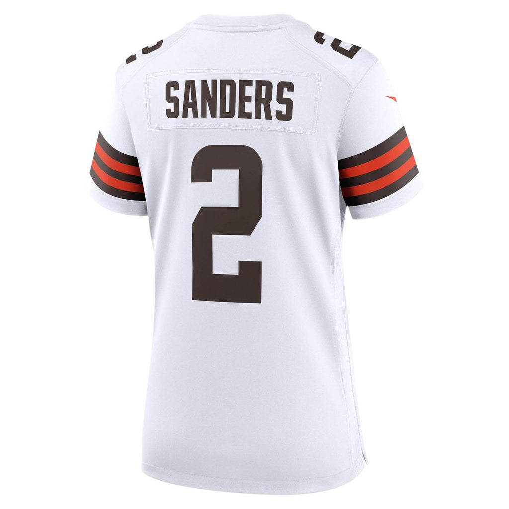 Women's Nike Cleveland Browns Shedeur Sanders Brown Team Game NFL Jersey