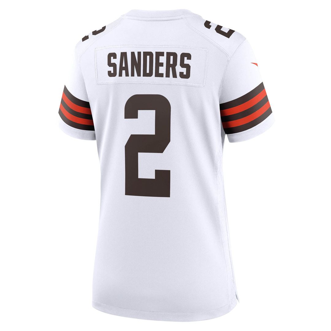 Women's Nike Cleveland Browns Shedeur Sanders Brown Team Game NFL Jersey
