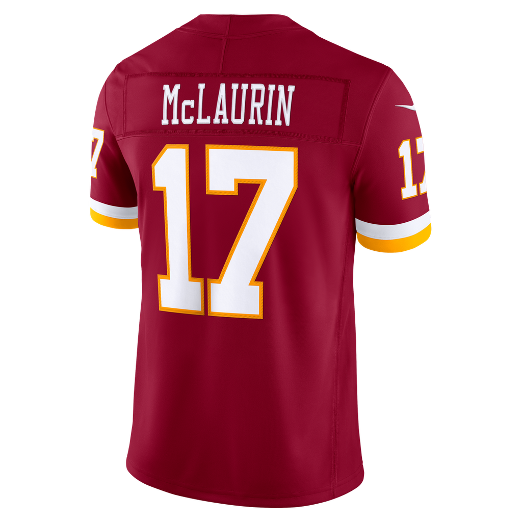 Men's Nike Washington Commanders Terry McLaurin White Vapor F.U.S.E. Stitched Limited NFL Jersey