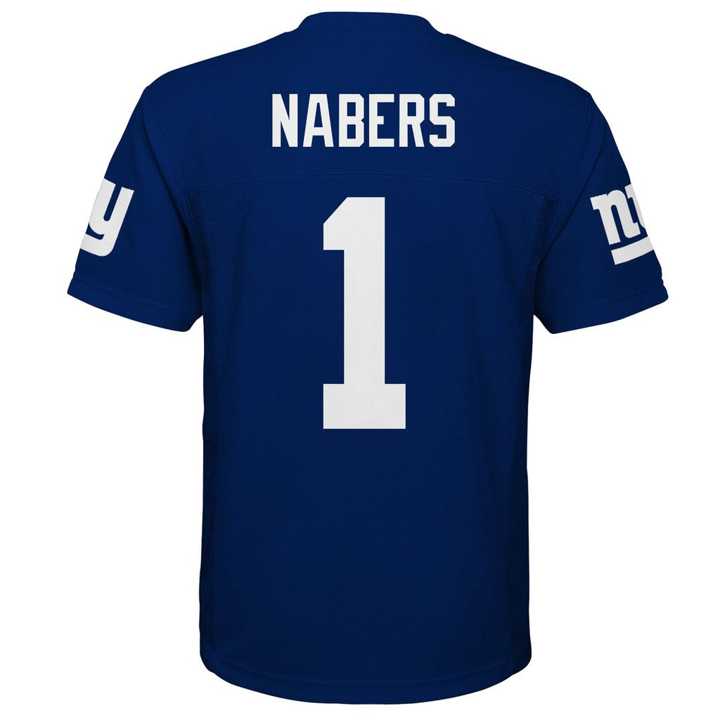 Youth New York Giants Malik Nabers Royal Replica Player NFL Jersey