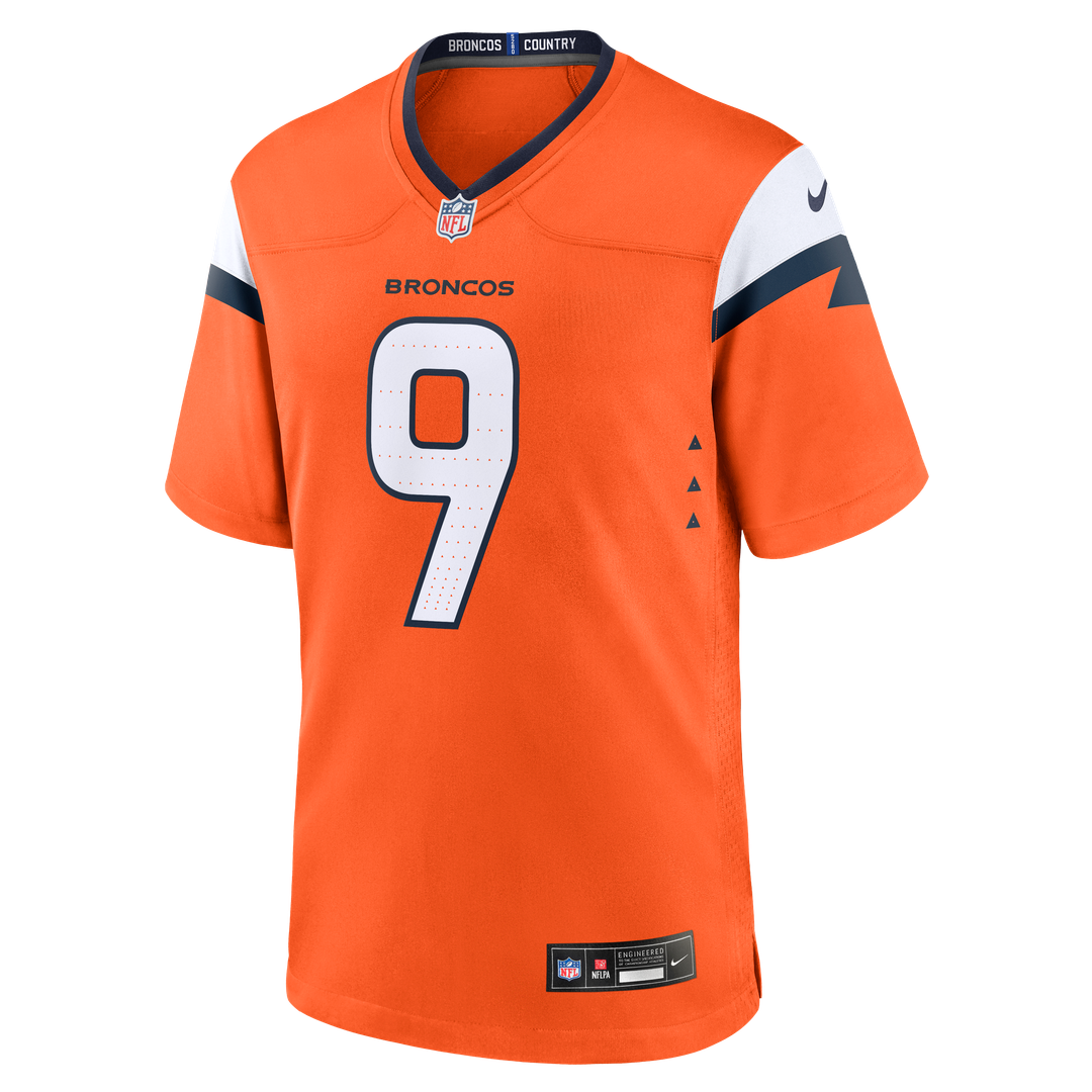 Men's Nike Denver Broncos Talanoa Hufanga Orange Team Game NFL Jersey