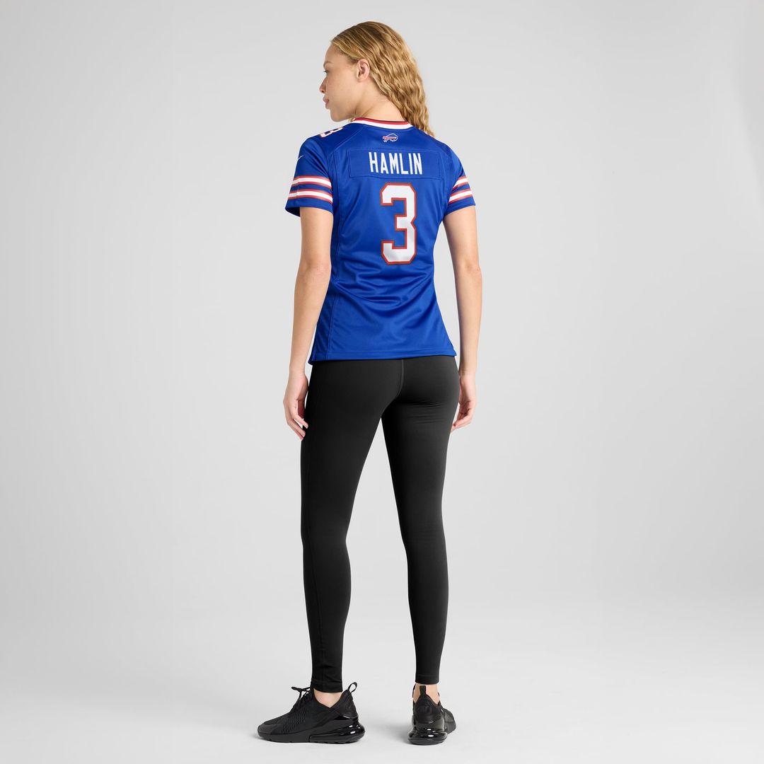 Women's Nike Buffalo Bills Damar Hamlin Royal Game NFL Jersey
