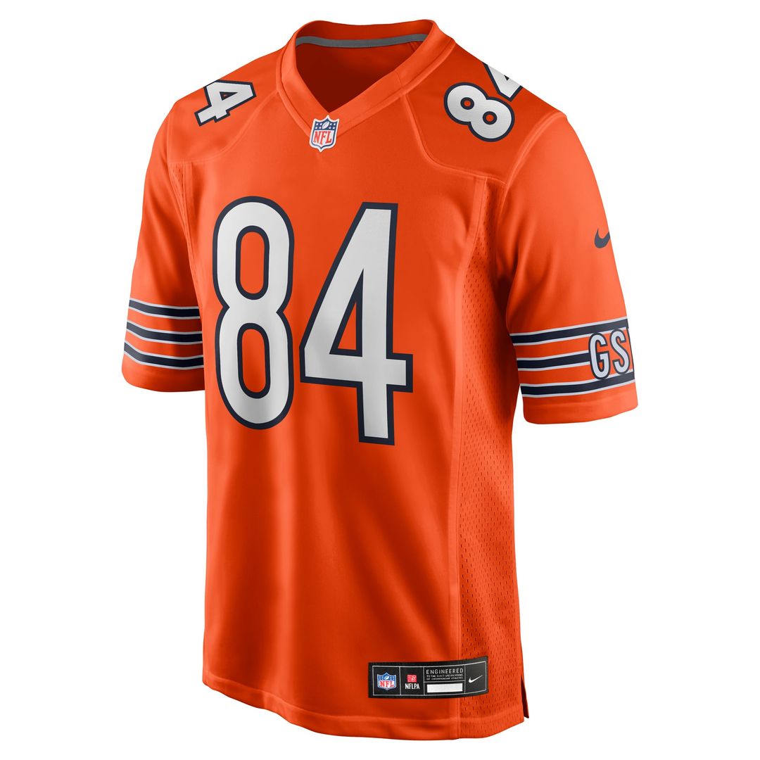 Men's Nike Chicago Bears Colston Loveland Orange Alternate Game Player NFL Jersey