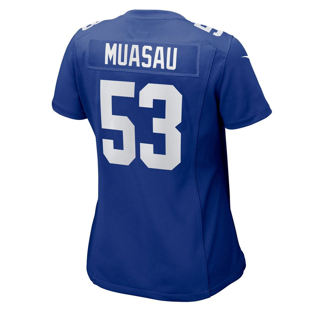 Women's Nike New York Giants Darius Muasau Royal Game NFL Jersey