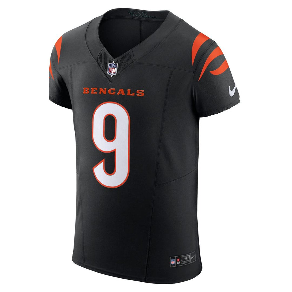 Men's Nike Cincinnati Bengals Joe Burrow Black Vapor F.U.S.E. Elite NFL Jersey
