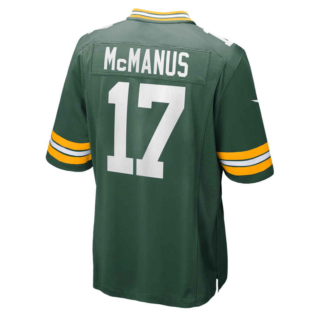 Men's Nike Green Bay Packers Brandon McManus Green Team Game NFL Jersey