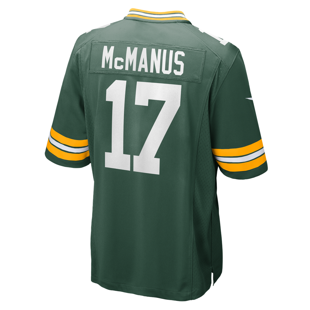 Men's Nike Green Bay Packers Brandon McManus Green Team Game NFL Jersey