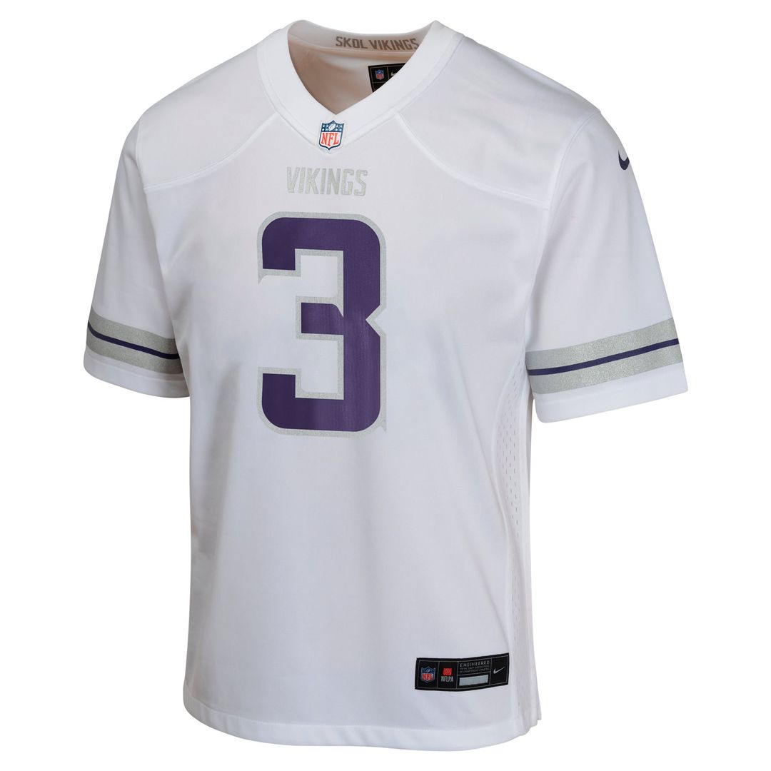 Youth Nike Minnesota Vikings Jordan Addison White Game NFL Jersey