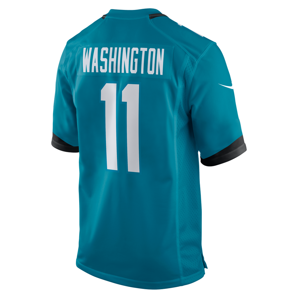Men's Nike Jacksonville Jaguars Parker Washington Teal Team Game NFL Jersey