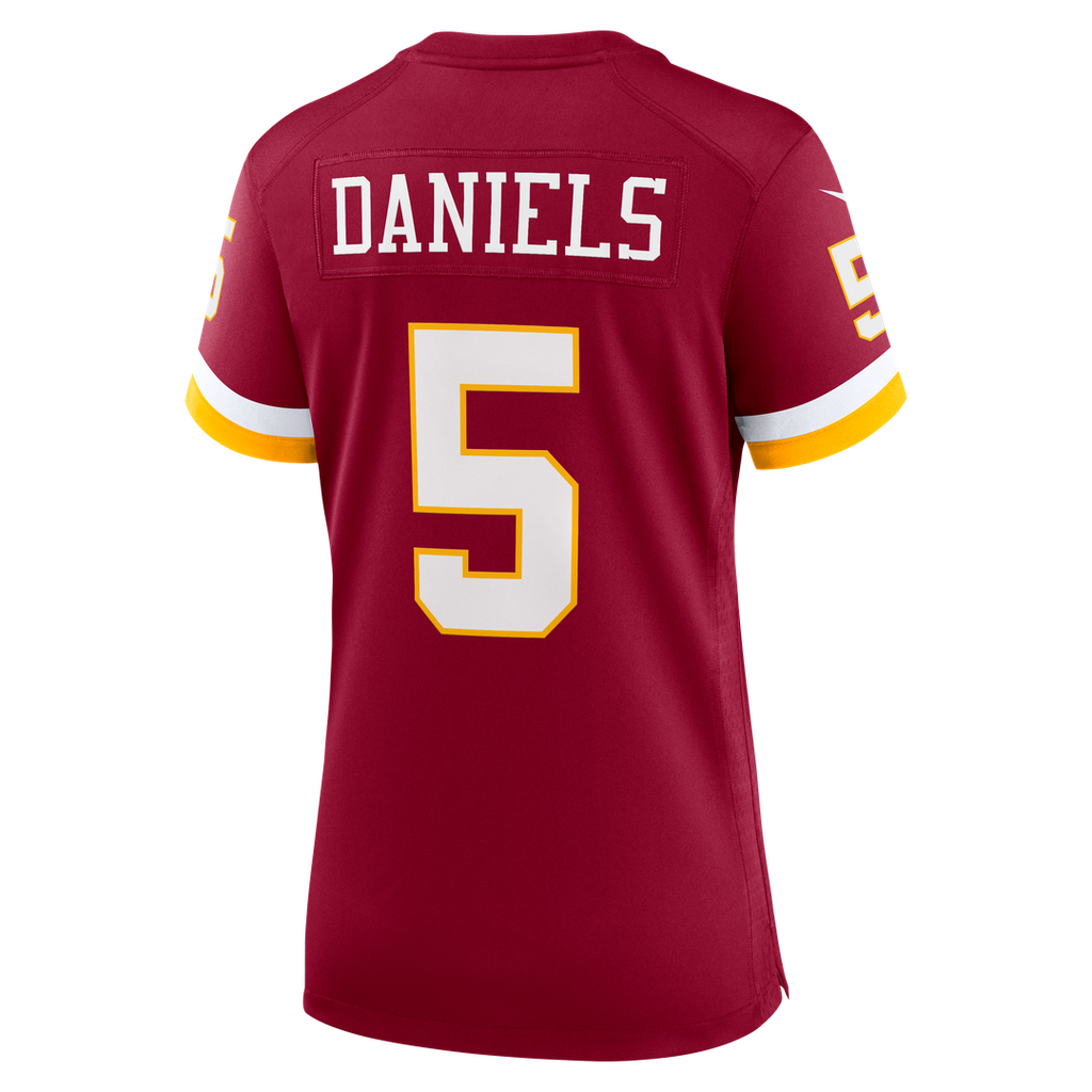 Women's Nike Washington Commanders Jayden Daniels White Game Super Bowl Era NFL Jersey