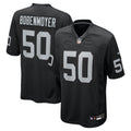 Men's Nike Las Vegas Raiders Jacob Bobenmoyer Black Game Player NFL Jersey