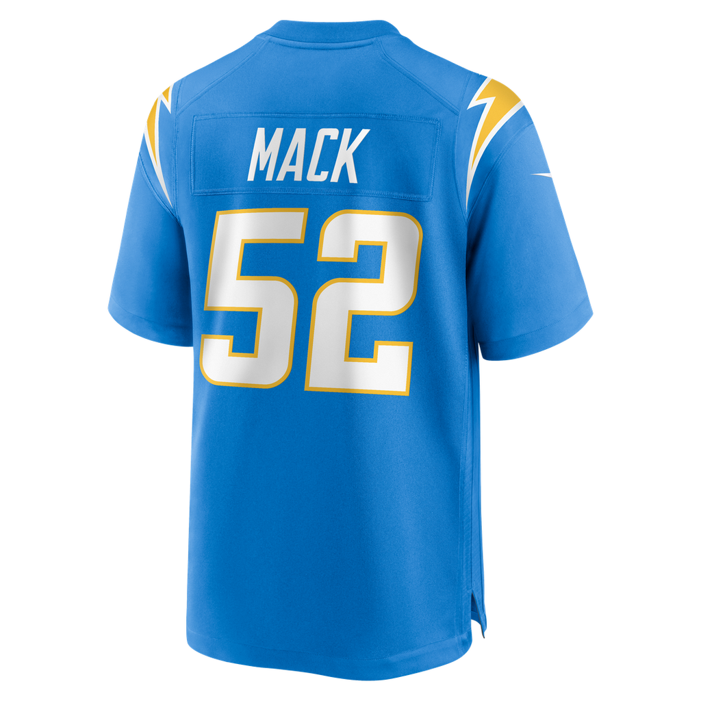 Men's Nike Los Angeles Chargers Khalil Mack Powder Blue Game NFL Jersey