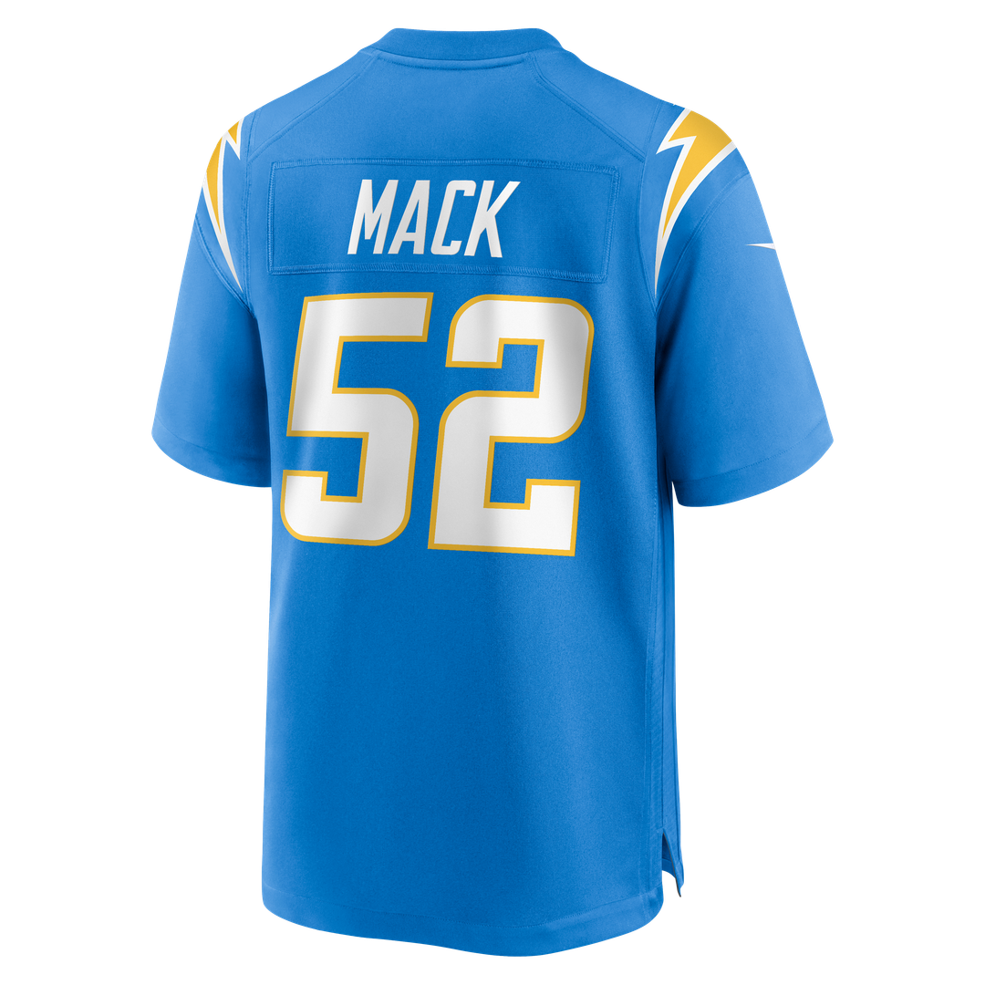 Men's Nike Los Angeles Chargers Khalil Mack Powder Blue Game NFL Jersey