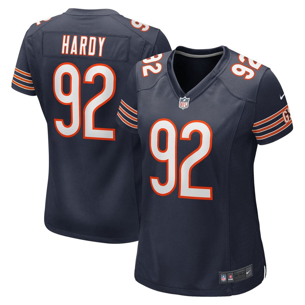 Women's Nike Chicago Bears Daniel Hardy Navy Team Game NFL Jersey