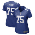 Women's Nike New York Giants Joshua Ezeudu Royal Game Player NFL Jersey