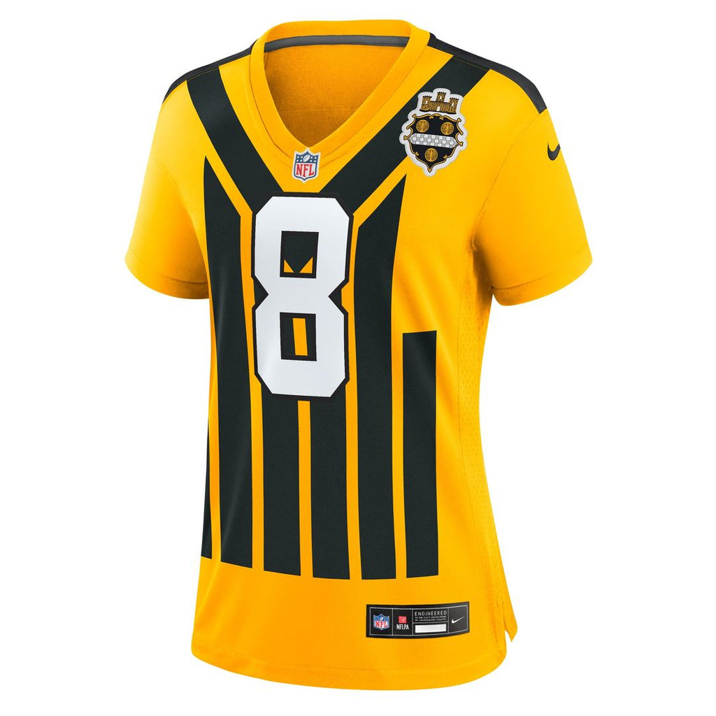 Women's Nike Pittsburgh Steelers Aaron Rodgers Black Game NFL Jersey