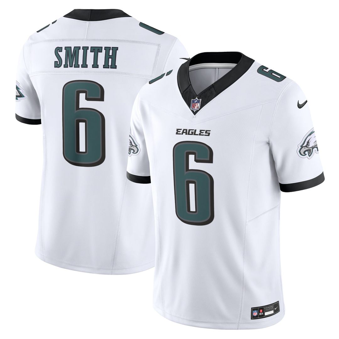 Men's Nike Philadelphia Eagles DeVonta Smith Midnight Green Vapor F.U.S.E. Limited NFL Jersey